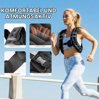 10 oceľových kotúčov pre posilňovacie vesty, posilňovacie kotúče pre posilňovacie vesty, 5 kg