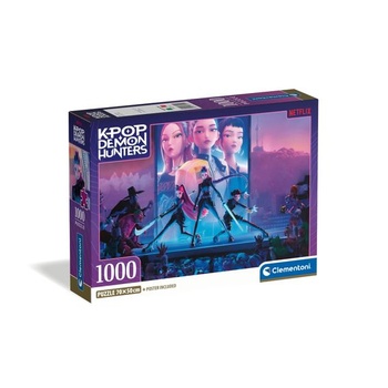 Clementoni Kpop Demon Hunters Puzzle 1000 dielikov pre dospelých