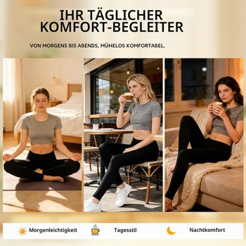 Dámske bavlnené legíny POWER FLOWER – mäkké, priedušné, nepriehľadné, pohodlné, pre každodenné