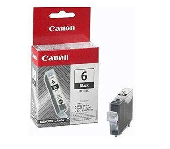 Originálna čierna atramentová kazeta Canon BCI-6 pre tlačiarne Pixma iP4000, iP4000R, iP5000, iP8500,