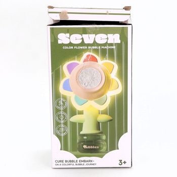 Výrobník bublín pre deti, dobíjacia tancujúca slnečnica s LED svetlom, automatický bublifuk s 3