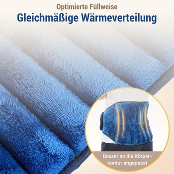 Comfytemp Obilný polštář, vyhřívací podložka do mikrovlnné trouby na záda a břicho (1,2 kg), 168