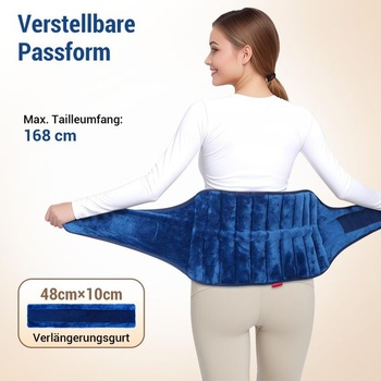 Comfytemp Obilný polštář, vyhřívací podložka do mikrovlnné trouby na záda a břicho (1,2 kg), 168