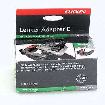 Adaptér na riadidlá KlickFix 0211EB čierny