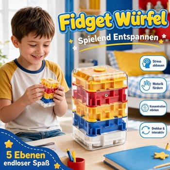 3D bludisko kocka, 3D mramorová guľa bludisko kocka, puzzle bludisko kocka 1
