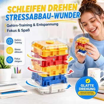 3D bludisko kocka, 3D mramorová guľa bludisko kocka, puzzle bludisko kocka 1