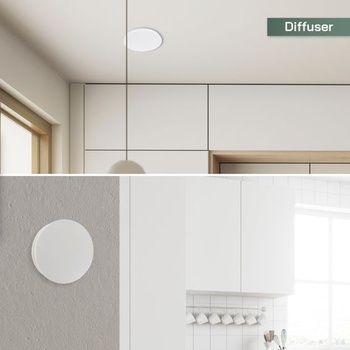 Vent Systems 100 mm guľatá vetracia mriežka s difuzérom – nastaviteľný výstup vzduchu pre odvod a