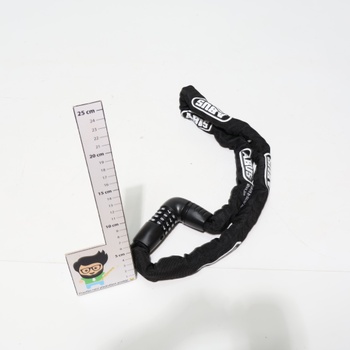 Trezor s reťazovým zámkom ABUS 6807C, dĺžka 110 cm, čierny