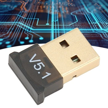 Topiky USB BT adaptér pro PC, BT 5.1 Dongle přijímač, USB BT adaptér, přenosný WiFi adaptér se