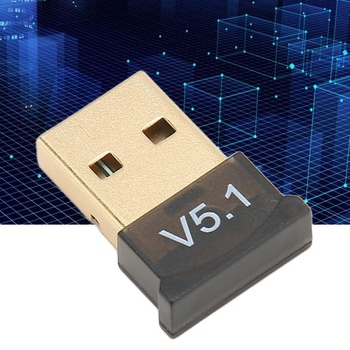 Topiky USB BT adaptér pre PC, BT 5.1 Dongle prijímač, USB BT adaptér, prenosný WiFi adaptér sa