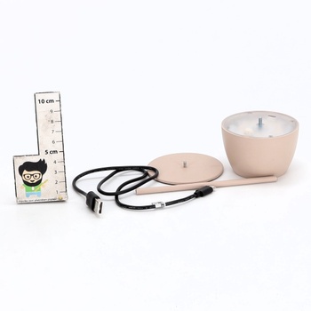 BRILONER - Mini LED stolná lampa bezdrôtovej IP44 s dotykom, plynule stmievateľné, batérie a zdroj