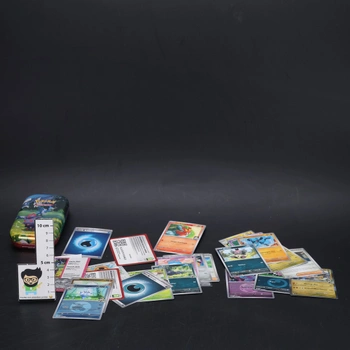 Kartová hra Pokémon Trading: Mini Tin Box Mega Evolution - Exalted Heroes: Zorua a Urgl (1 aršík