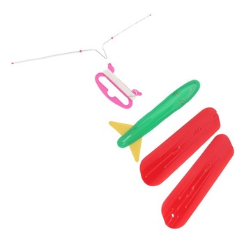 Drak Chrees Airplane Kite, 3D kreslený drak s jasnými barvami, snadná montáž, vyrobeno z PE-PVC