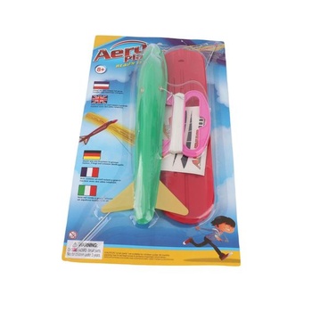 Drak Chrees Airplane Kite, 3D kreslený drak s jasnými barvami, snadná montáž, vyrobeno z PE-PVC