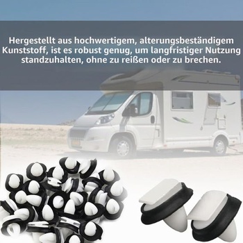 100 kusov klipov na panely dverí automobilu kompatibilných s 71728806 856543