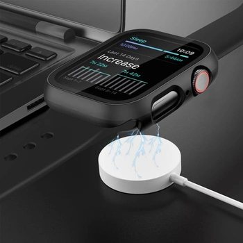 Ochranné pouzdro JZK pro Apple Watch Series SE 2/SE/6/5/4/3, s tvrzeným sklem, HD ultratenké