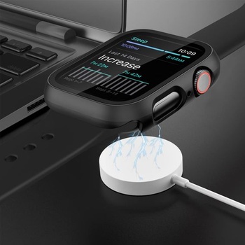 Ochranné púzdro JZK pre Apple Watch Series SE 2/SE/6/5/4/3, s tvrdeným sklom, HD ultratenké