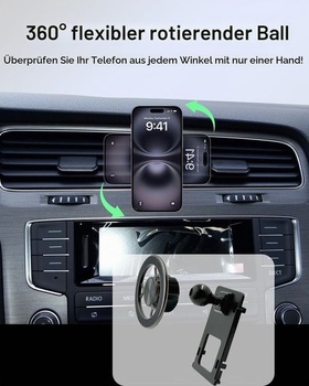 Magnetický držiak telefónu kompatibilný s vozidlami VW Golf MK7 2014-2019