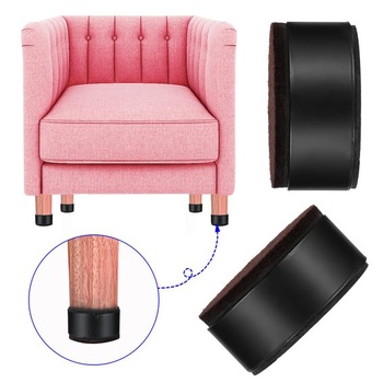Nábytkové podstavce Captina z uhlíkovej ocele 3 cm - priemer 6 cm, samolepiace pre postele, pohovky,
