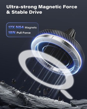Držiak telefónu A2C do ventilačného otvoru auta pre MagSafe [17*N54 magnet a ultra stabilný]