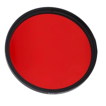 Červený filtr pro objektiv fotoaparátu Zunate, plně červený…