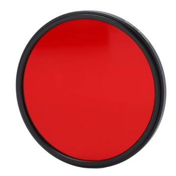Červený filter pre objektív fotoaparátu Zunate, plne červený ochranný filter pre objektív z optického