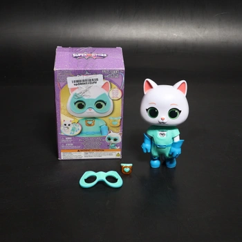 Just Play Disney Junior SuperKitties, 20 cm vysoká, transformovateľná Bitsy s mačacím pohonom,