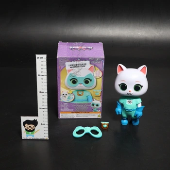Just Play Disney Junior SuperKitties, 20 cm vysoká, transformovatelná Bitsy s kočičím pohonem,