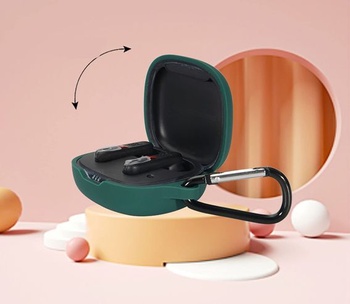 Pouzdro GIOPUEY kompatibilní s JBL Wave Flex, silikonové nárazuvzdorné ochranné pouzdro, ultratenký