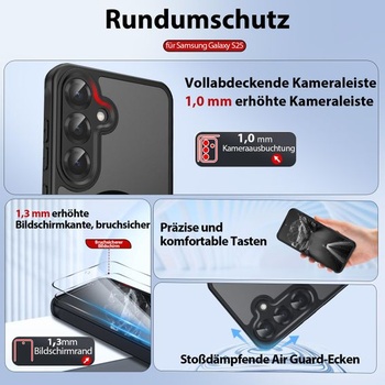 Magnetické puzdro Dizn pre Samsung Galaxy S24/S25: [Nie je určené pre S24+/S25+], 2x tvrdené sklo,