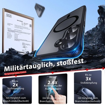 Magnetické puzdro Dizn pre Samsung Galaxy S24/S25: [Nie je určené pre S24+/S25+], 2x tvrdené sklo,