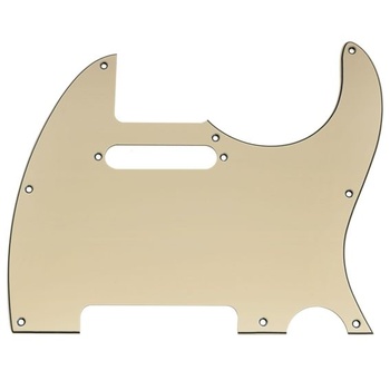 Pickguard Musically Pro s 8 otvormi pre elektrickú gitaru Tagima TW-55 Tele Style, 3-vrstvový krémový