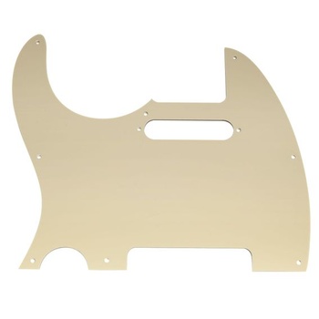 Pickguard Musically Pro s 8 otvormi pre elektrickú gitaru Tagima TW-55 Tele Style, 3-vrstvový krémový