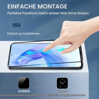 GiiYoon 3dielne balenie tvrdeného skla pre Honor 90 Lite / Honor V30, HD ochrana displeja, tvrdosť 9H,
