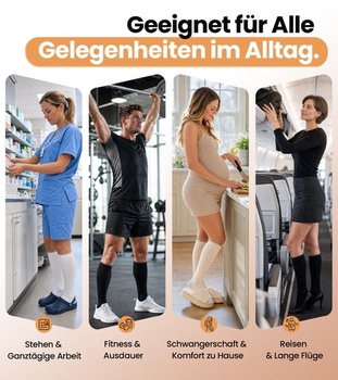 Kompresné pančuchy PULIOU pre ženy a mužov, 2 páry, krvný obeh 20-30 mmHg, priedušné podporné