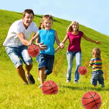 Mini basketbalová lopta - malá nafukovacia basketbalová lopta s pumpou, bazénové lopty 5,5 palca, plážové