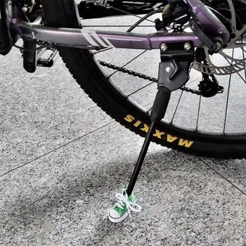 Prispôsobiteľný stojan na bicykel, opierka nôh na motorku, malá topánka, bočný stojan na motorku,