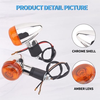 Sada ukazatelů směru AHL pro motocykl Yamaha XV250 XV125 (bez LED blikačů)