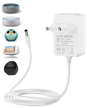 15W napájací zdroj kompatibilný s Echo Dot 3/4. generácie,…