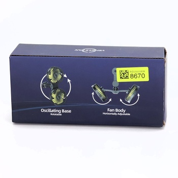 USB ventilátor Peelanmall PB-042-QCYBSTFS