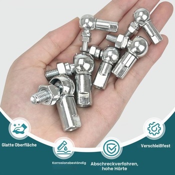6dielna sada uhlových guľových kĺbov, CS13-M8*1,25 | CS10-M6*1,0 | CS13-M5*0,8, guľový kĺb vo