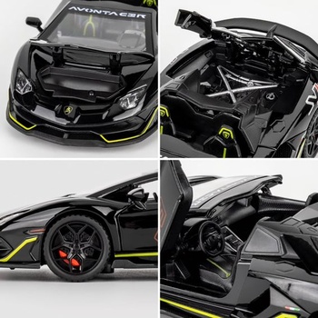 Model auta TGRCM-CZ Lamborghini SVJ 63 v měřítku 1/32, natahovací model auta ze slitiny zinku se