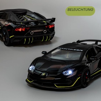 Model auta TGRCM-CZ Lamborghini SVJ 63 v měřítku 1/32, natahovací model auta ze slitiny zinku se