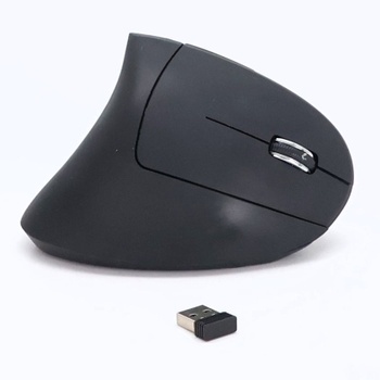 GADIRIA Ergonomická vertikálna myš - Bezdrôtová myš 800/1000/1200 dpi, 2,4 GHz, USB Micro prijímač,