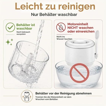 Sekáčik na cibuľu, elektrický mini sekáčik s objemom 350 ml so 6čepeľovou hlavou