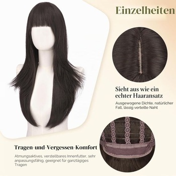 Dámska dlhá parochňa, 65 cm Sofeiyan