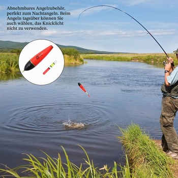 Sada na rybaření s plavanou OMJMYY, svítící rybářské plavané, 5 kusů, 5g/8g/10g/12g/15g