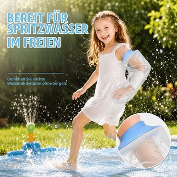 Vodeodolné návleky na ruky pre deti do sprchovania, opakovane použiteľný chránič na ruky na udržanie