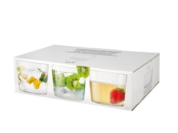 Sklenice H+H Starc, sada 6 kusů: 270 ml, kónický design, tenké sklo, sklenice na víno bez stopky,