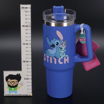 Termohrnček Paladone Stitch modrý 900 ml